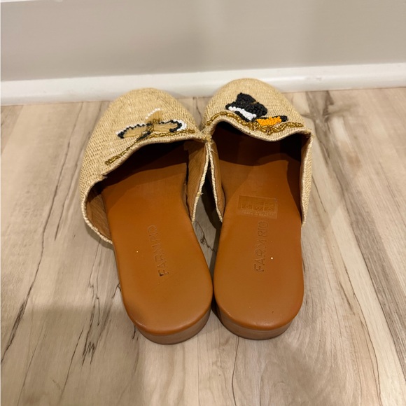 FARM Rio Tucan Rafia Mules - Picture 2 of 3